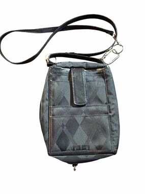 Vintage Givenchy Black 4G Monogram Jacquard Crossbody Bag